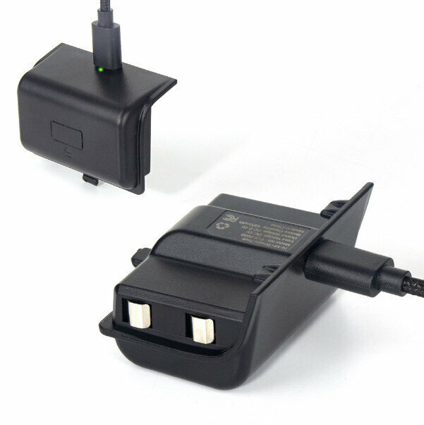 COMPATIBLE WITH XBOX SERIES X CONTROLLER BATTERY PACK 1200mAh BATTERY + USB Type-C CHARGING CABLE (BLACK)