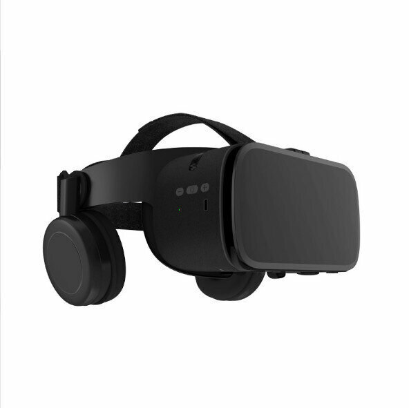BOBOVRZ6 Kotaku Bluetooth VR Glasses Wireless Headset Integrated Helmet 3D Virtual Reality Magic Mirror (English-Black)