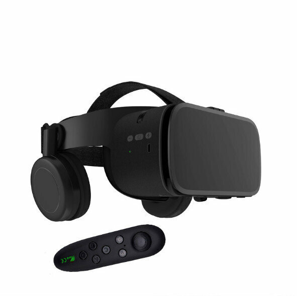 BOBOVRZ6 Otaku Bluetooth VR Glasses Wireless Headset Integrated Helmet 3D Virtual Reality Magic Mirror (English Black + Y1 Black)