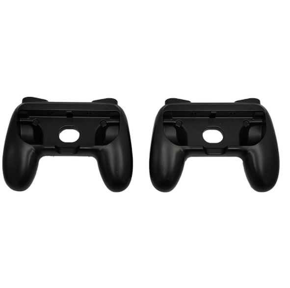 Nintendo Switch OLED joy con Left and Right Hand Grip Small Hand Controller Game Console Accessories (Hand Grip Black Pair)