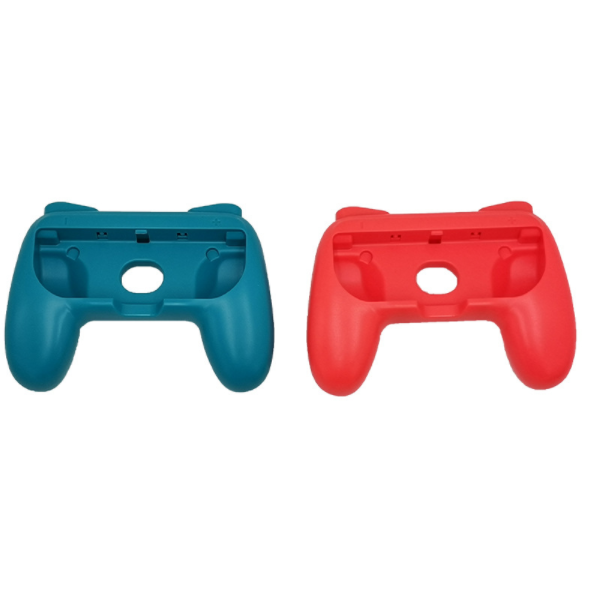 Nintendo Switch OLED joy con Left and Right Handmade Grip Small Hand Controller Game Console Accessories (Hand Grip Red and Blue Pair)
