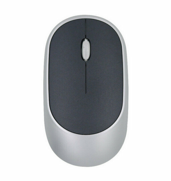 Mini Slim Wireless Bluetooth Mouse-Charging 2.4g Silent - Silver