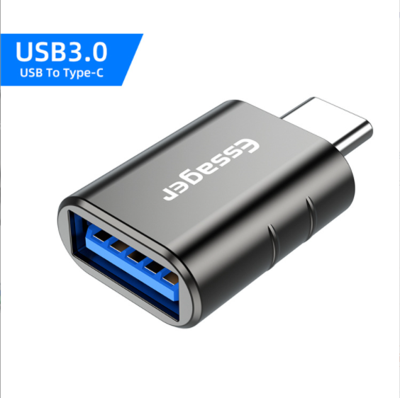 Type-c Male to USB3.0 Female Adapter (Dark Gray)