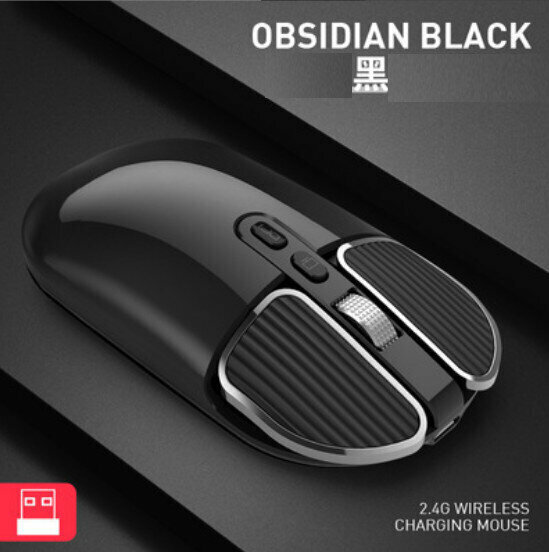 M203 Bluetooth Wireless Charging Mouse-2.4G Wireless Black