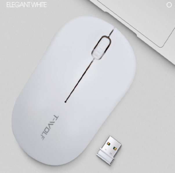 Notebook desktop wireless mouse (Thunderwolf Q4 white)