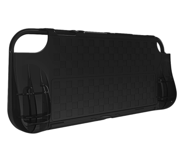 Nintendo Switch OLED Full Pack TPU Cover (Solid Black Checkered)