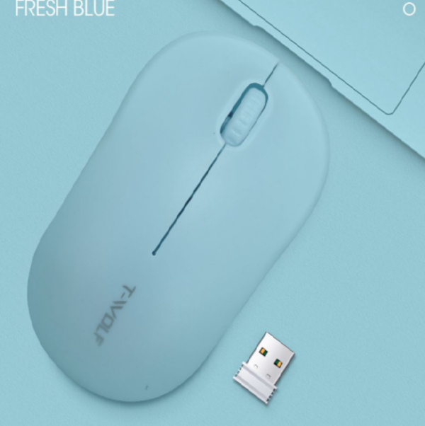 Notebook desktop wireless mouse (Thunderwolf Q4 blue)