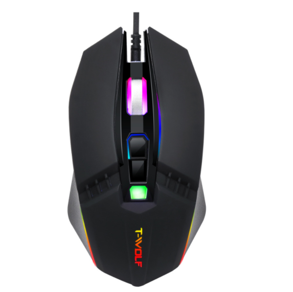 Marquee Glowing Mouse (Thunderwolf V8 Black)