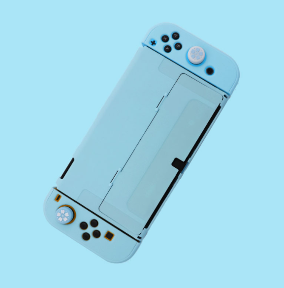 Nintendo switch OLED Crystal Case (Blue Fuel Injection Case)