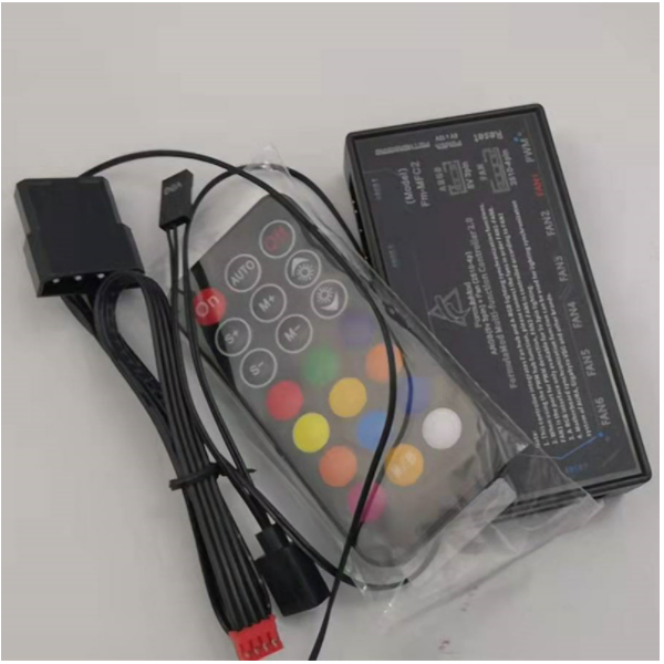 A RGB 12CM 5V3-Pin PWM Cooling Fan (A RGB Controller)