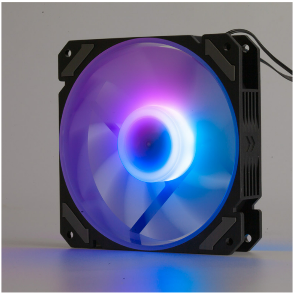 A RGB 12CM 5V3-pin PWM cooling fan (contact customer service to confirm the color after placing an order)