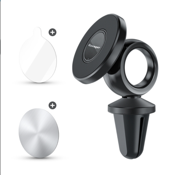 Car Holder Magnetic Air Outlet Car Mobile Phone Holder (Black)