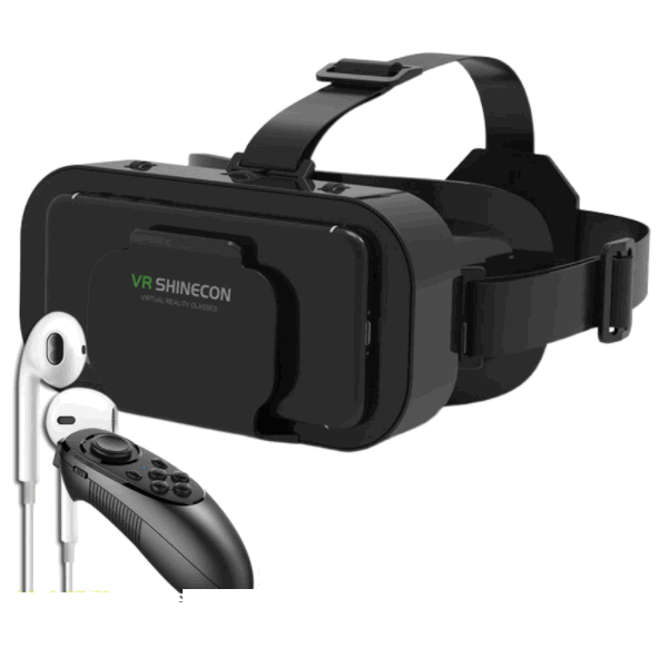 5th generation upgraded VR glasses (5th generation upgraded version + 052 black remote control + headset)