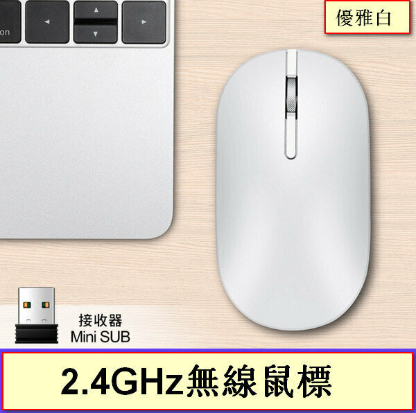 Wireless Bluetooth Mini Mouse-X5-2.4G Single Mode Elegant White