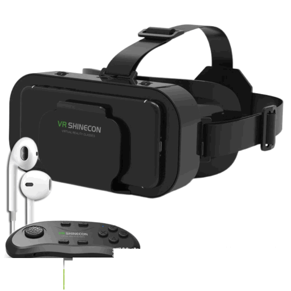 5th generation upgraded VR glasses (5th generation upgraded version + B01 remote control controller + headset)