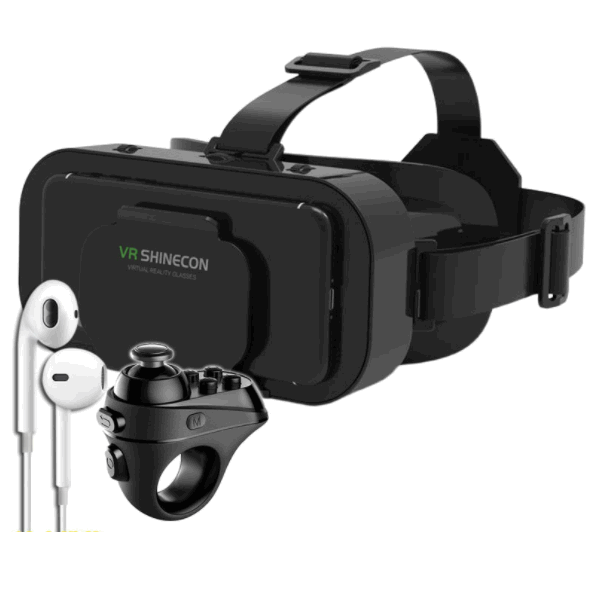 5th Generation Upgraded VR Glasses (5th Generation Upgraded + R1 Mini Controller + Headset)