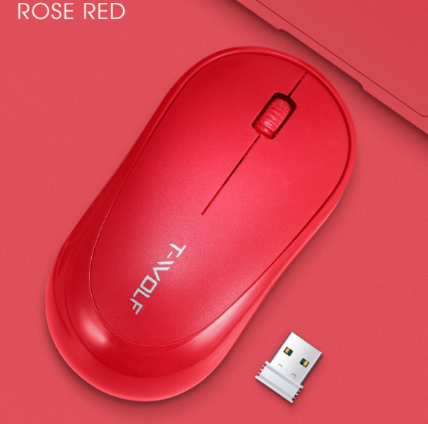 Photoelectric long wireless mouse (Thunderwolf Q18 red)
