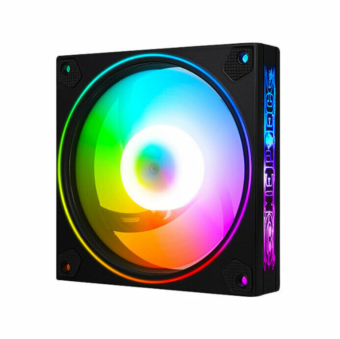 3D Holographic Computer Case Cooler ARGB Light Case Fan (Auto Chromatic (4pin))