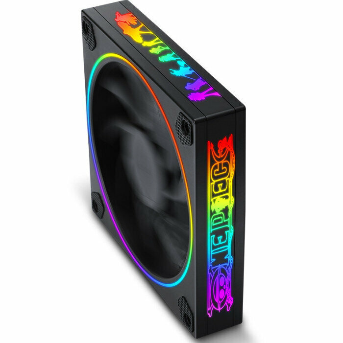 3D Holographic Computer Chassis Radiator ARGB Optical Chassis Fan (External Illuminated Argb (5V Shenguang Motherboard Sync))