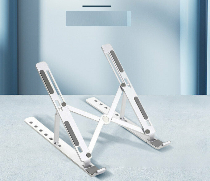 Laptop folding heat dissipation aluminum alloy bracket color [Starlight Silver - X aluminum alloy]
