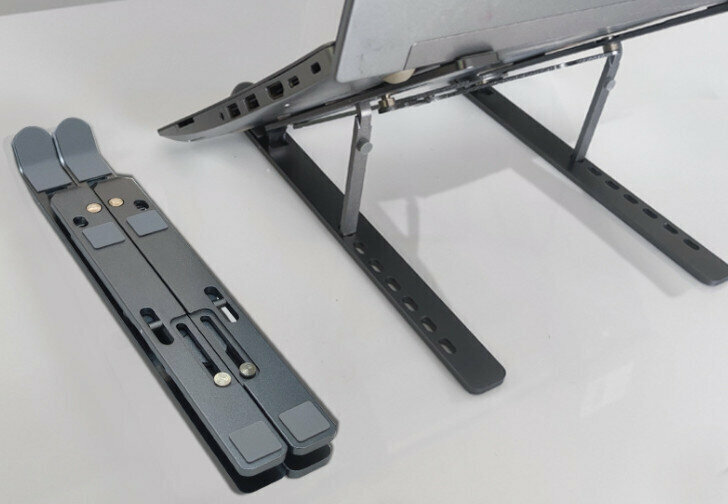Laptop folding heat dissipation aluminum alloy bracket color [space gray - W aluminum alloy]