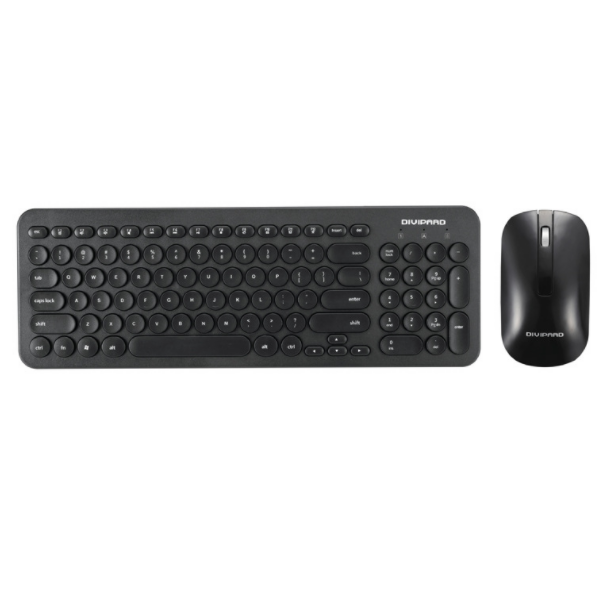 2.4G Wireless Keyboard & Mouse Combo (Black)