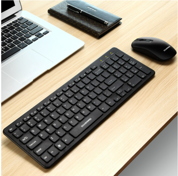 Wireless Keyboard & Mouse Combo (Black)