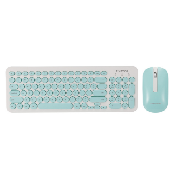 2.4G Wireless Keyboard & Mouse Combo (Blue)