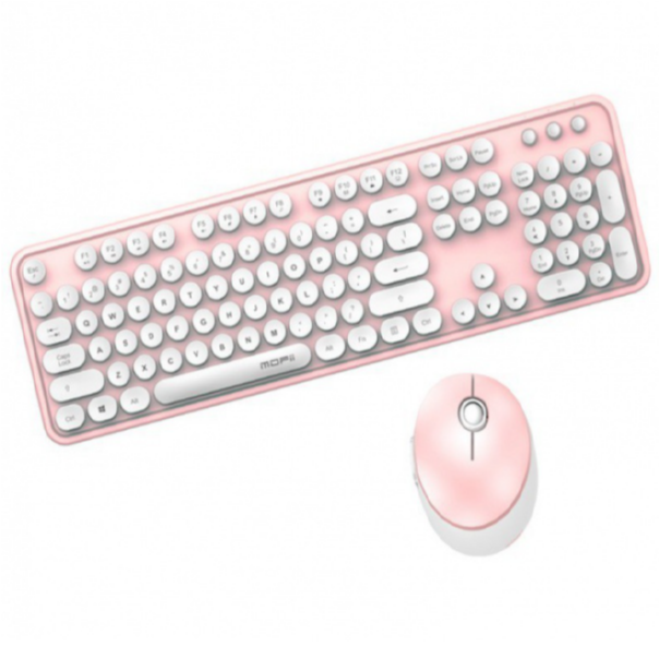 Game Wireless Keyboard and Mouse Combo (SWEET White Powder Normal Edition)