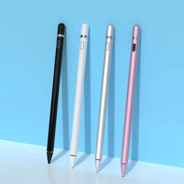 Active Capacitive Pen Touch Screen Tablet Stylus Universal Pen (2nd Generation [Copper Plug Universal Model] Silver)