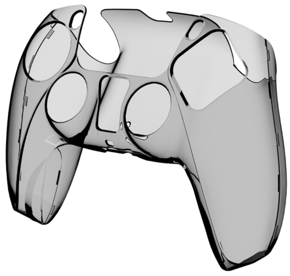 PS5 Game Handmade Crystal Case (Translucent Gray)
