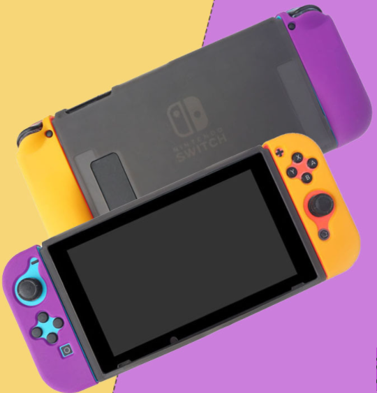 Nintendo switch case (switch purple orange TPU case)
