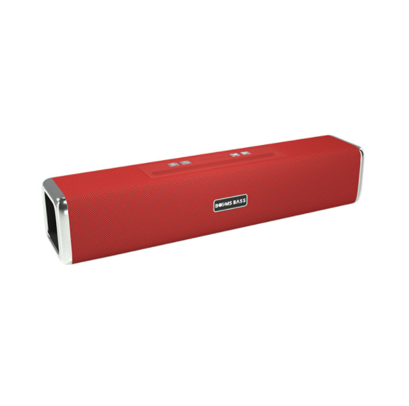 BOOMS BASS-L8 Strip Cloth Bluetooth Speaker Audio Wireless Subwoofer Card U Disk (Red)