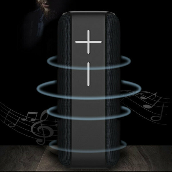 Outdoor portable bluetooth subwoofer (black)