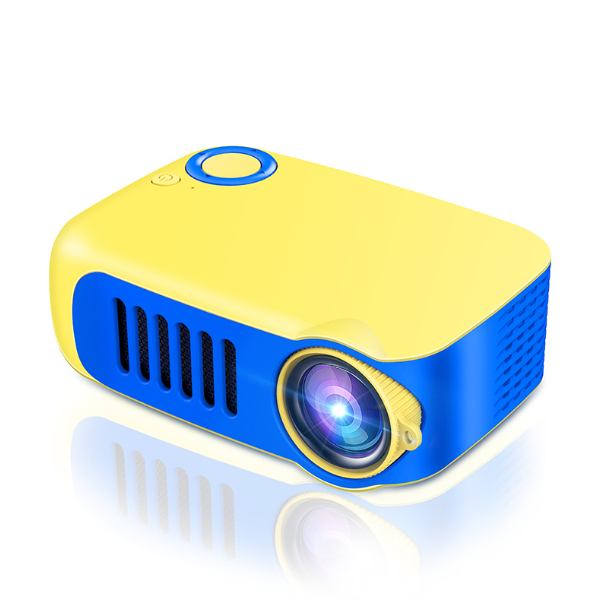Computer, mobile phone, same screen projector, home cinema, HD portable, support OEM, mini micro LED projector(yellow and blue)