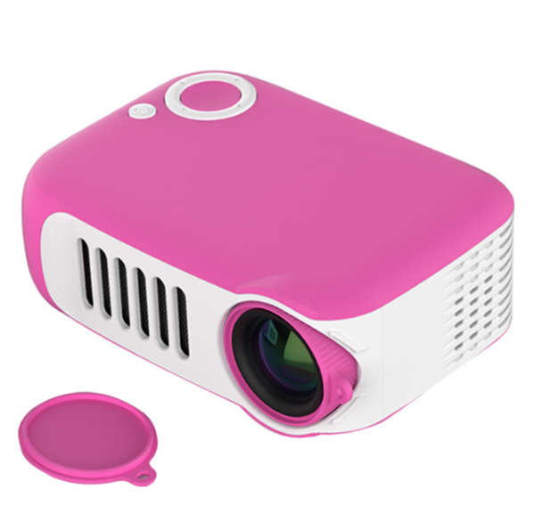 Computer, mobile phone, same screen projector, home cinema, HD portable support, OEM mini micro LED projector, (white powder, double color)