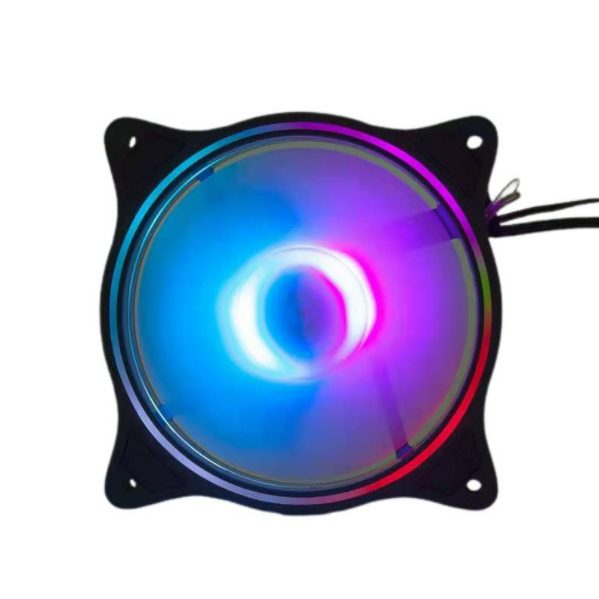 A RGB 5V3-pin PWM 12CM Chassis Cooling Fan (Triple Aperture ARGB Fan PWM)