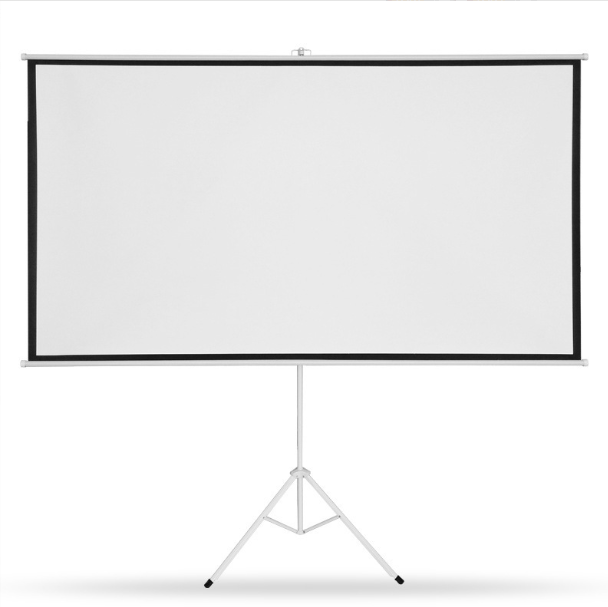 Outdoor Portable Bracket Screen: White Glass Fiber HD Home Projection Screen (120 inches, 16:9 (width 2.65 * height 1.5 meters))