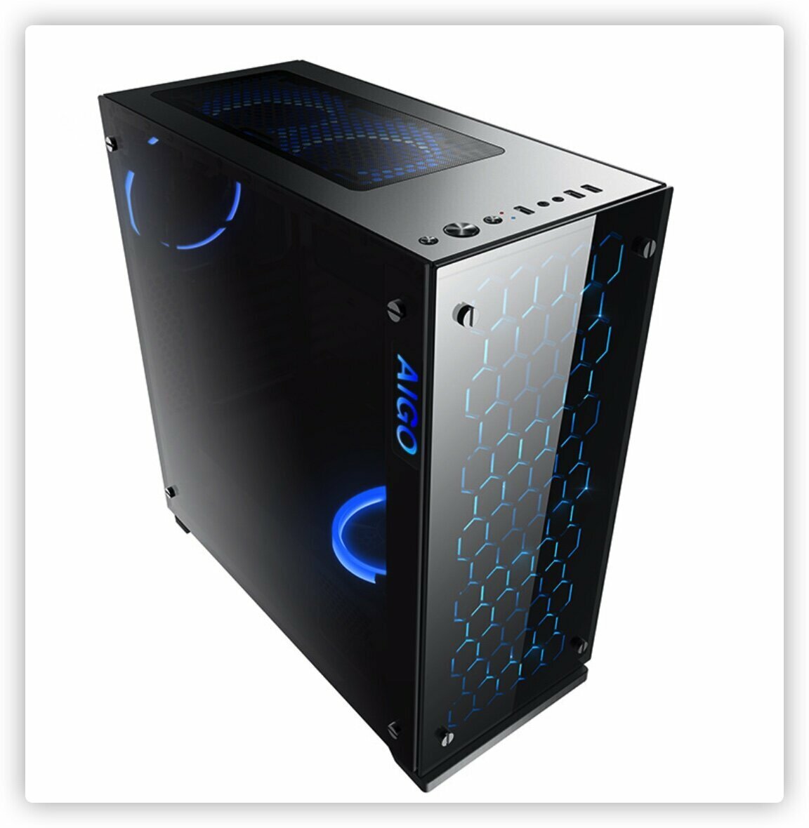 Moonlight Treasure Box X Desktop Computer Case (Black)