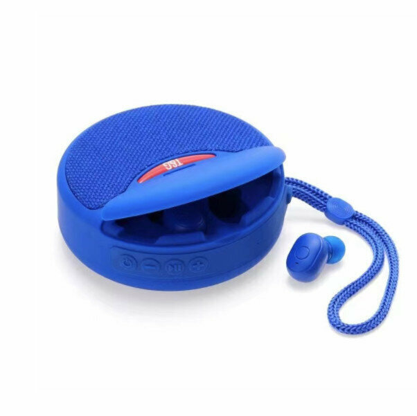 Bluetooth speaker headset 2-in-1 (blue)