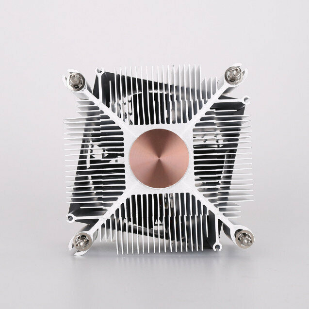 Desktop CPU Cooler Large Airflow Silent Cooling Fan (115X/1366 Copper Core 35mm Height)
