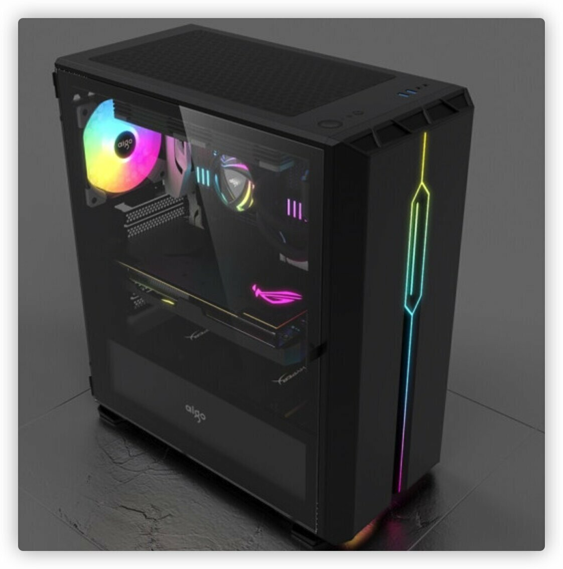 Aig M3 PRO Computer Case (Black)