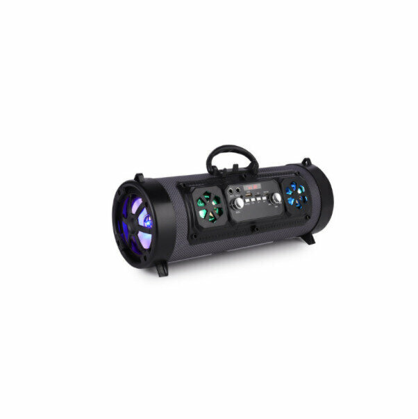 Outdoor portable portable cannon barrel bluetooth speaker (double speaker gray)