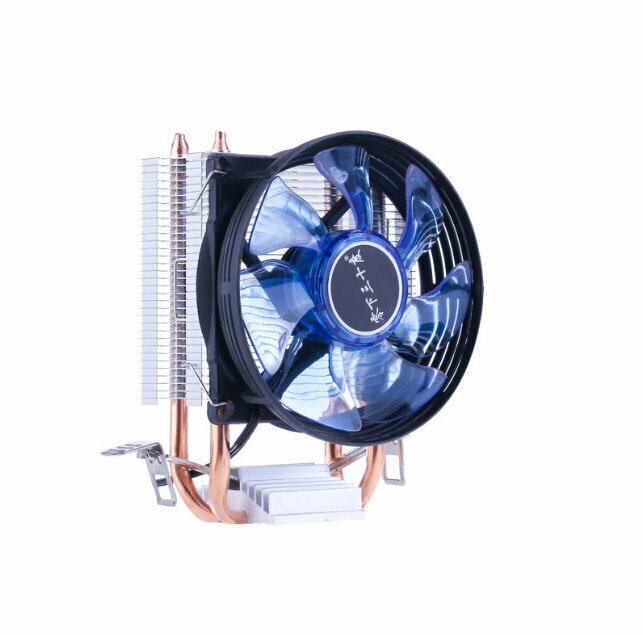 Dual Heat Pipe CPU Cooler Silent Cooling Fan (Ferris Wheel MINI)