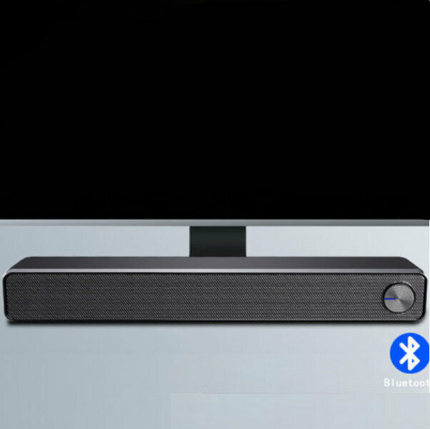 Desktop Computer Audio Strip Notebook Home Desktop Mobile Phone Multimedia Speaker (Bluetooth Version Black)