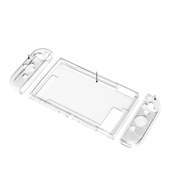 Nintendo switch Clear Crystal Glitter Case CasePC Split Caseswitch Case (Switch Crystal Case)