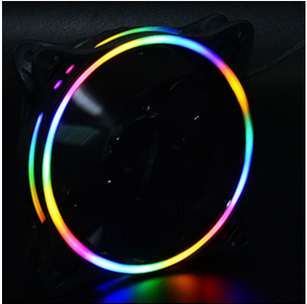 USB Interface: 12CM 5V Cooling Fan (Thin Aperture Iridescent USB Interface)