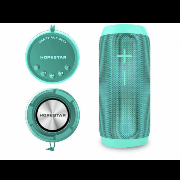 Outdoor portable waterproof wireless bluetooth speaker (green)