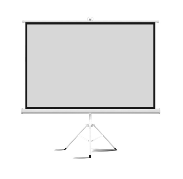 100-inch 4:3 white fiberglass projector self-locking bracket curtain high-definition projection screen portable