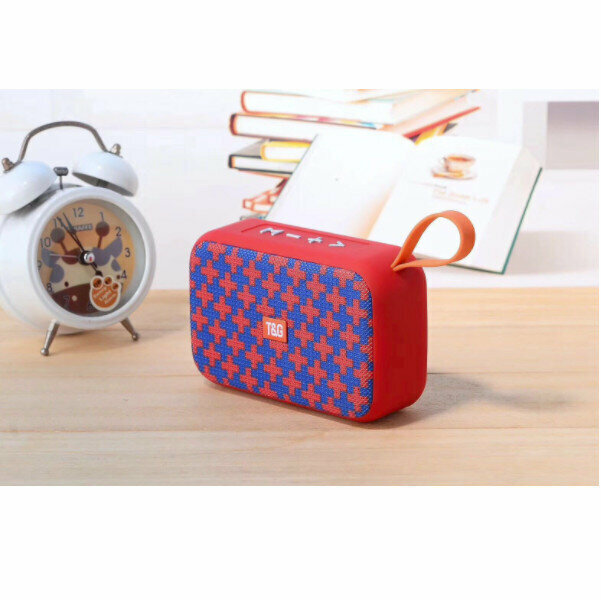 Outdoor portable bluetooth fabric speaker (cross)